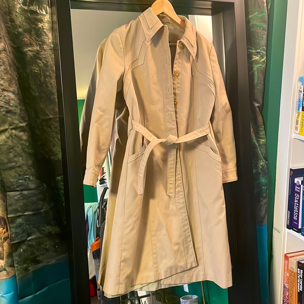 Vintage heavyweight trench coat